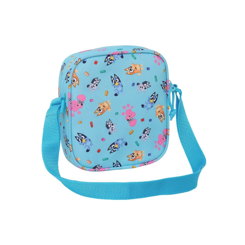 Bolso Bandolera Bluey Oficial: ¡Aventura y Estilo para Niños! (16x4x18cm, Ajustable)