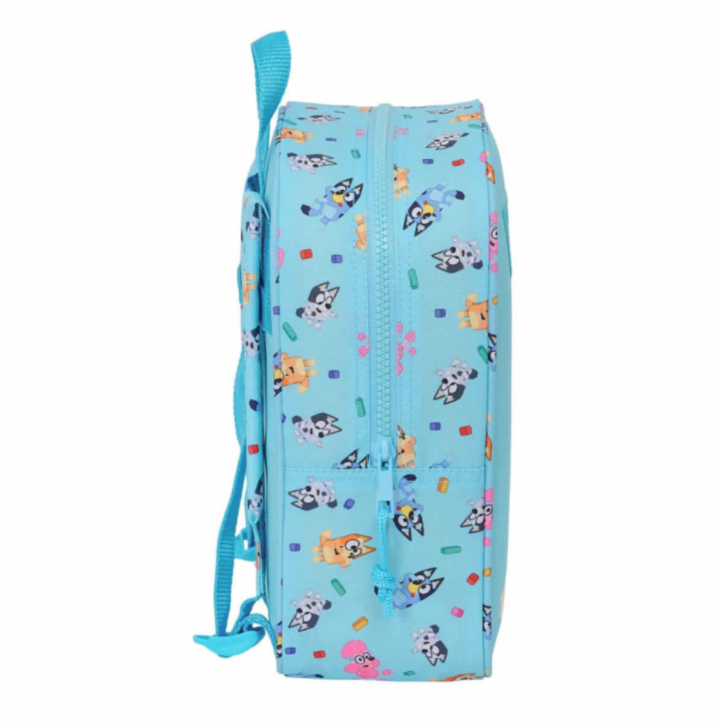 Mochila Infantil Bluey 27cm Adaptable a Carrito | Ideal para Guardería y Primaria