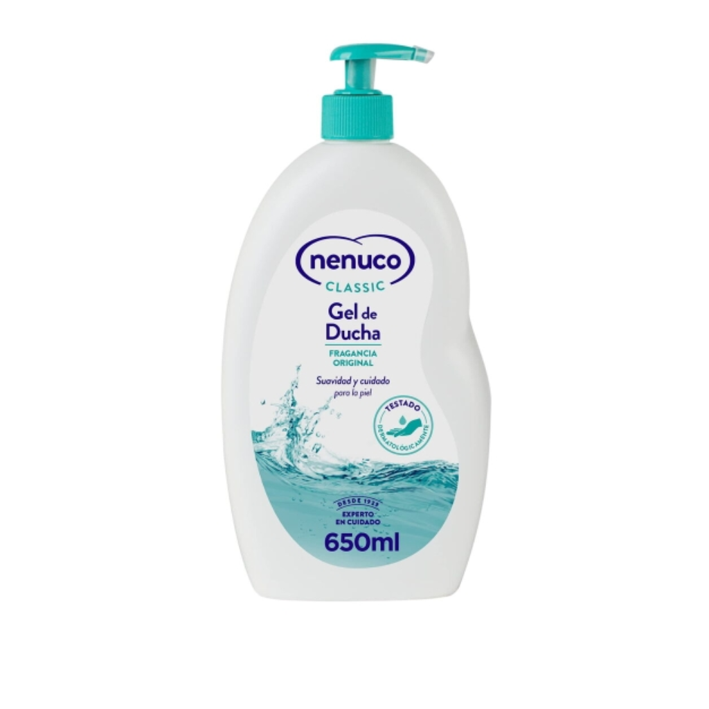 Gel Infantil Nenuco Classic 650ml - Suave y Refrescante para la Piel Delicada de tu Bebé