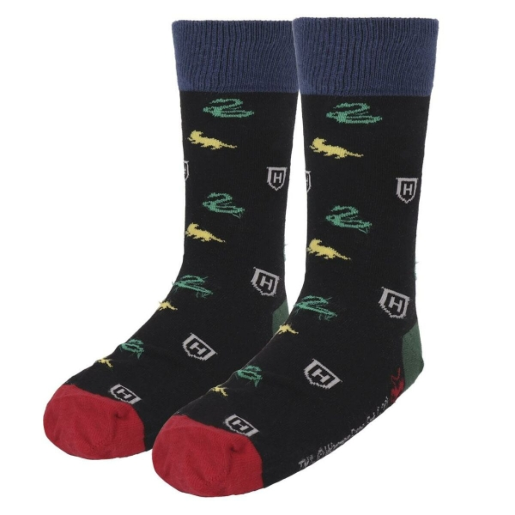 Calcetines Harry Potter Escudo Hogwarts - Talla 38-45 - Producto Oficial