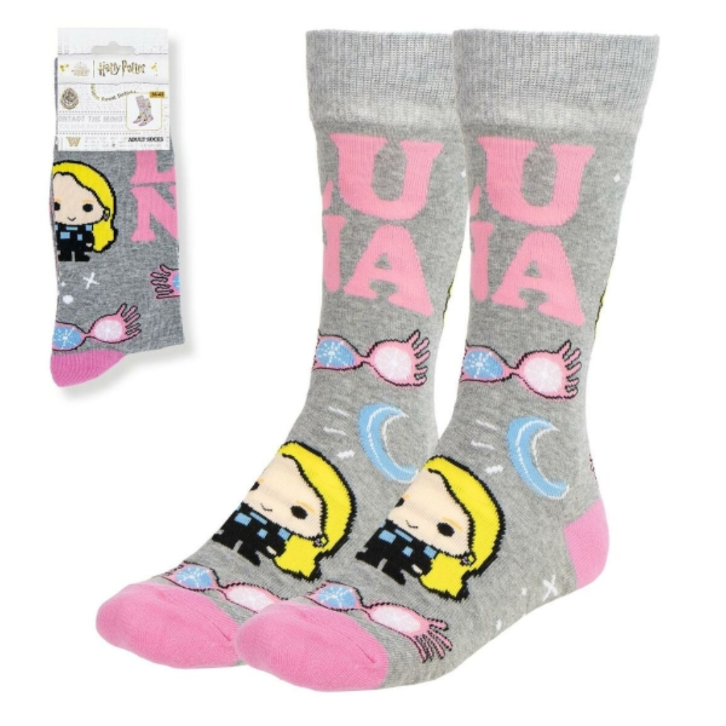 Calcetines Harry Potter Luna Lovegood - Talla 36-43, Unisex