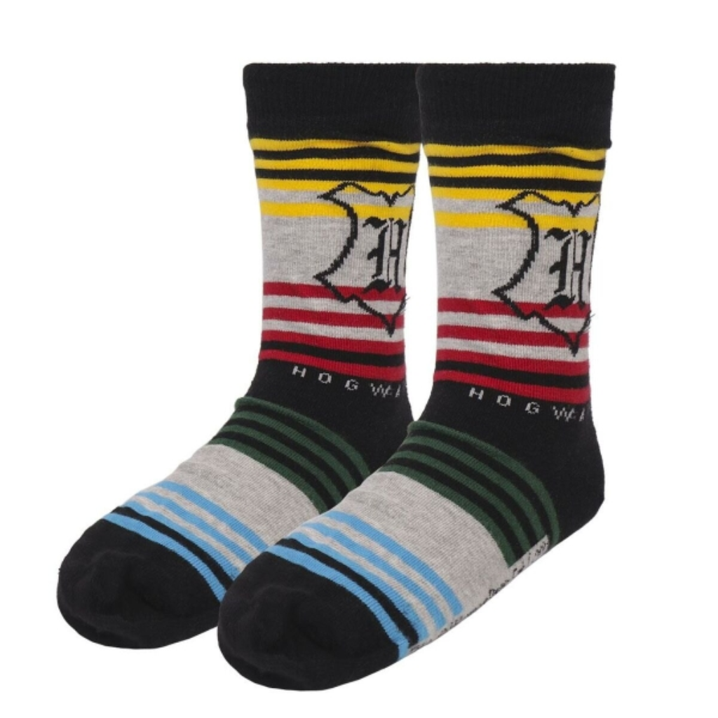 Calcetines Harry Potter  - Talla 38-45 - Calcetines de Hogwarts, Merchandising Oficial para Fans de Harry Potter