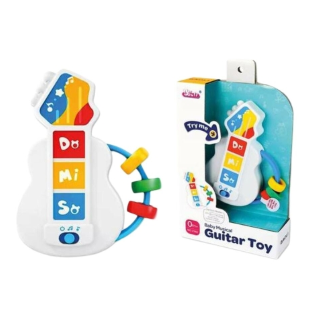 ¡Estrella del Rock en Pañales! Guitarra Interactiva Musical para Bebés: Luces, Sonidos y Melodías Mágicas - ¡Diversión Asegurada!