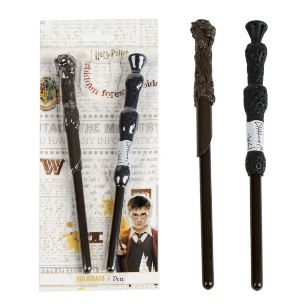 Pack de Bolígrafos Varita Harry Potter y Dumbledore - Réplicas Mágicas para Fans
