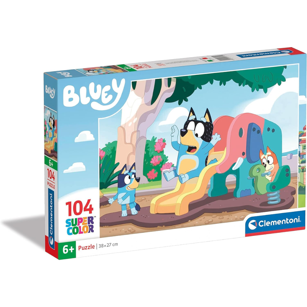 Puzzle Bluey 104 Piezas Clementoni (48,5x33,5cm) - Diversión Familiar