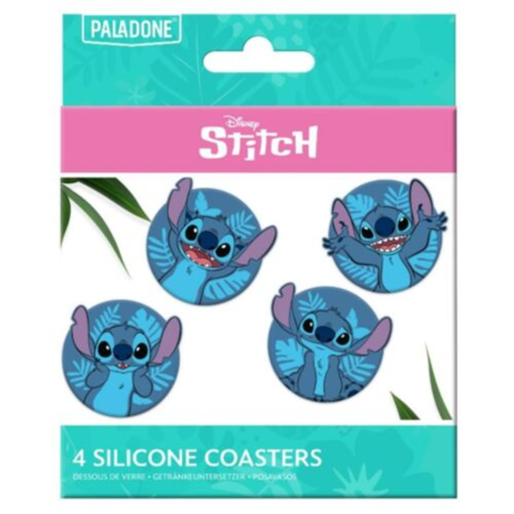 Set 4 Posavasos Stitch Disney - ¡Protege tu mesa con el toque más adorable!